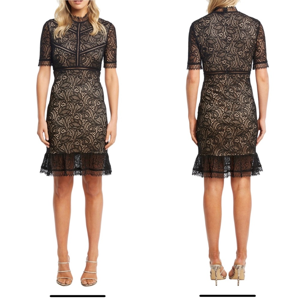 Bardot Lace Sheath Dress, EUC, size 8